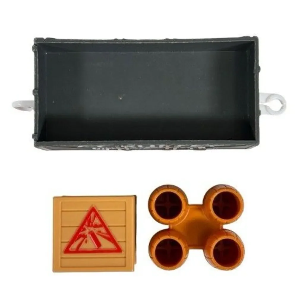 Thomas & Friends Trackmaster S.C. Ruffey Cargo Barrels Box Dynamite Car TOMY Set
